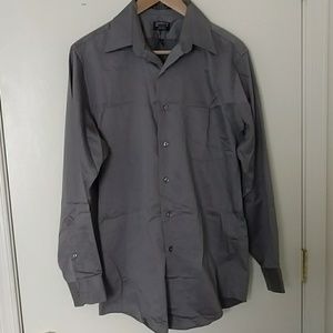 gray dress shirt